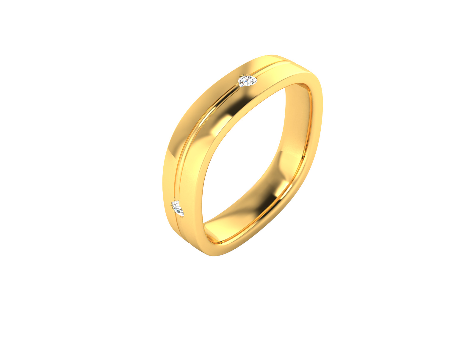 Women Ring Render 3dm STL OBJ FBX Details 3D print model_1