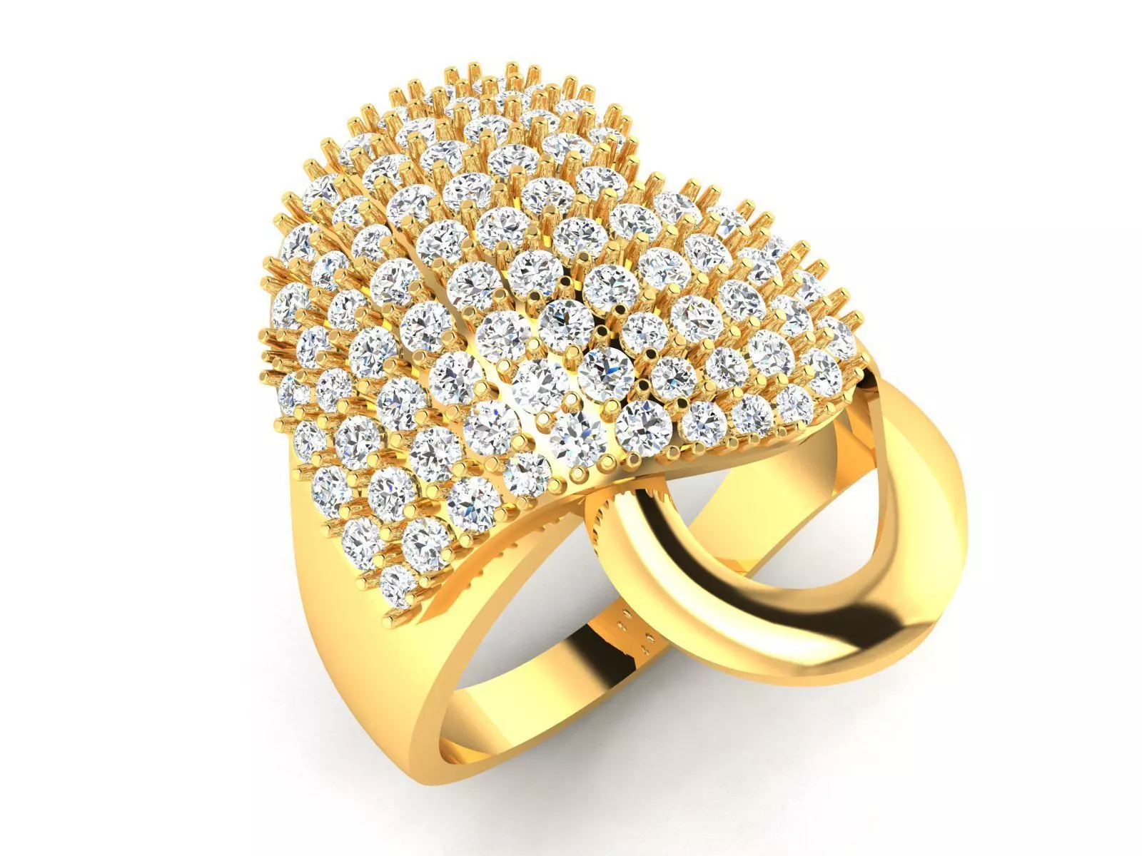 Women Ring Render 3dm STL OBJ FBX Details 3D print model