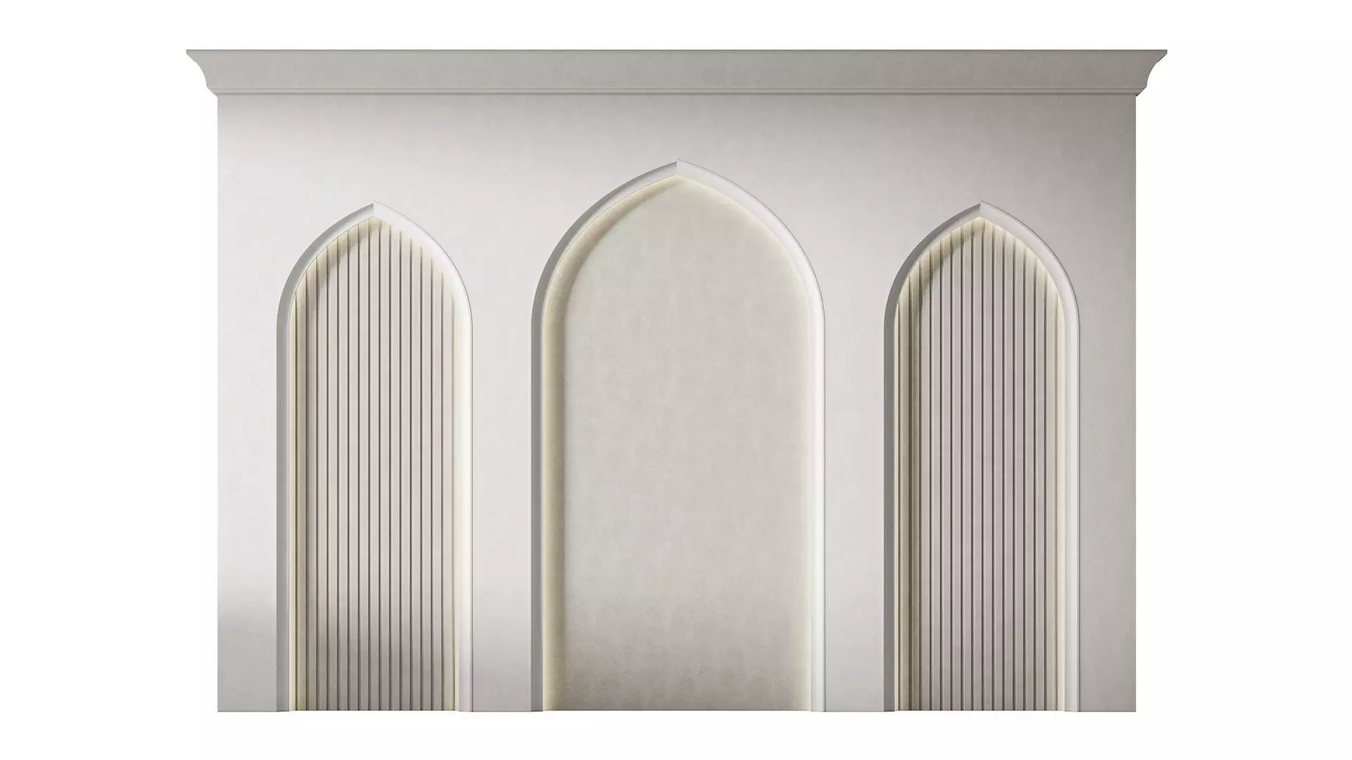 Arch 04  Arabic Wall Decor 3D model_0