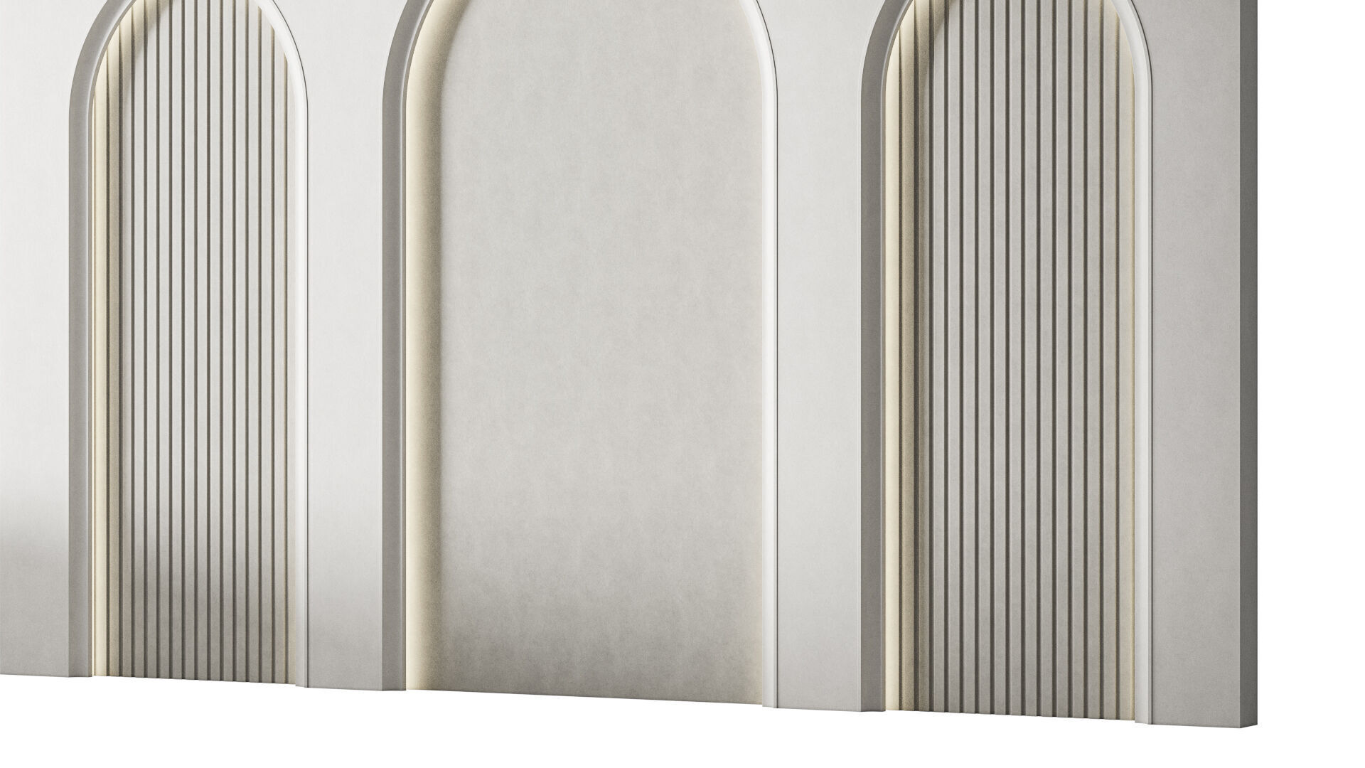 Arch 04  Arabic Wall Decor 3D model_3