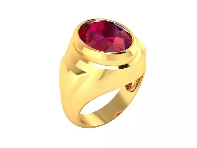 Mens Ring  Render 3dm STL OBJ FBX Details