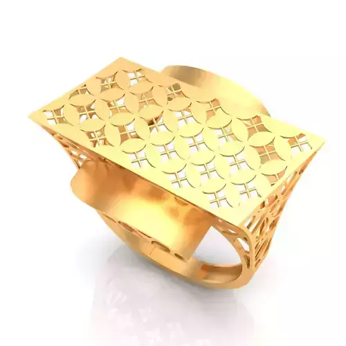 fusion women gold ring