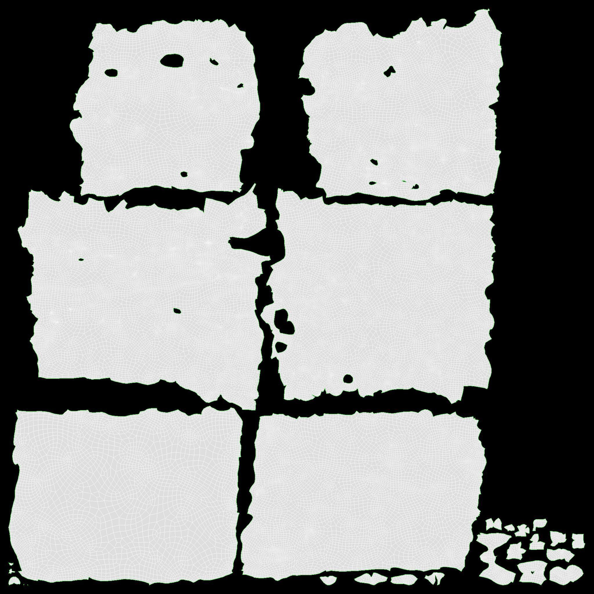 Layered cake with cream piece Low-poly 3D model_10