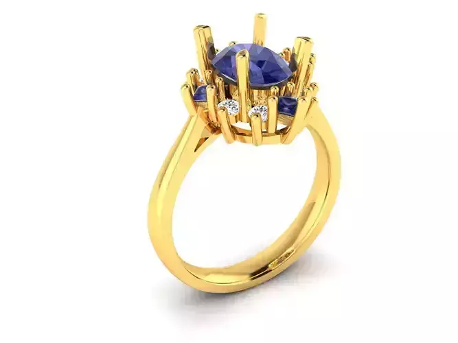 Women Ring  Render 3dm STL OBJ FBX Details