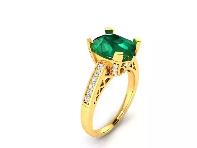 Women Ring  Render 3dm STL OBJ FBX Details