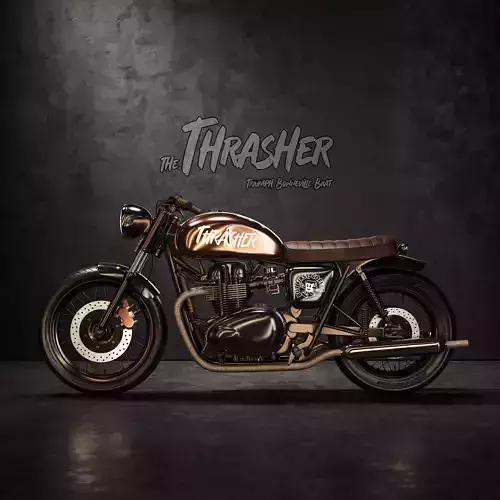 Triumph Bonneville Brat - the Thrasher