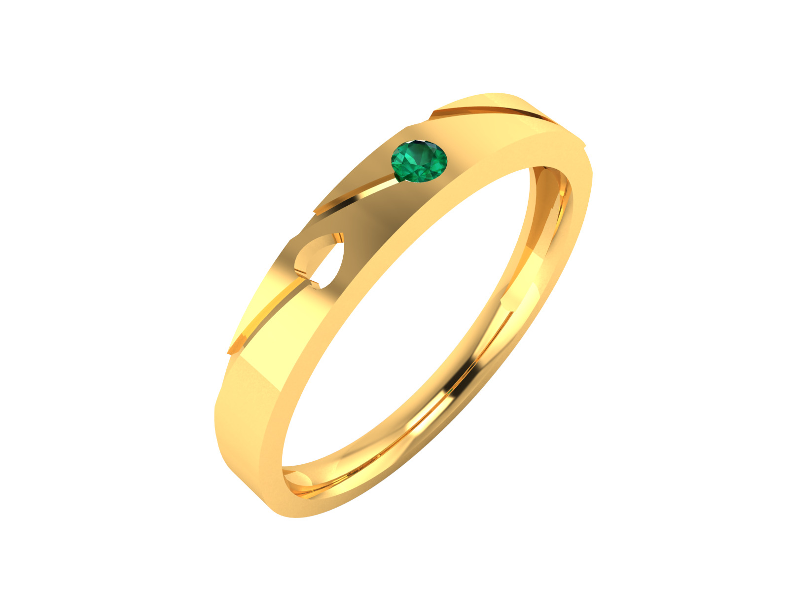 Women Ring Render 3dm STL OBJ FBX Details 3D print model_1
