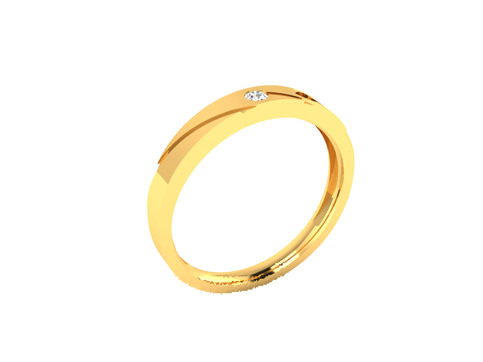 Women Ring Render 3dm STL OBJ FBX Details 3D print model_9