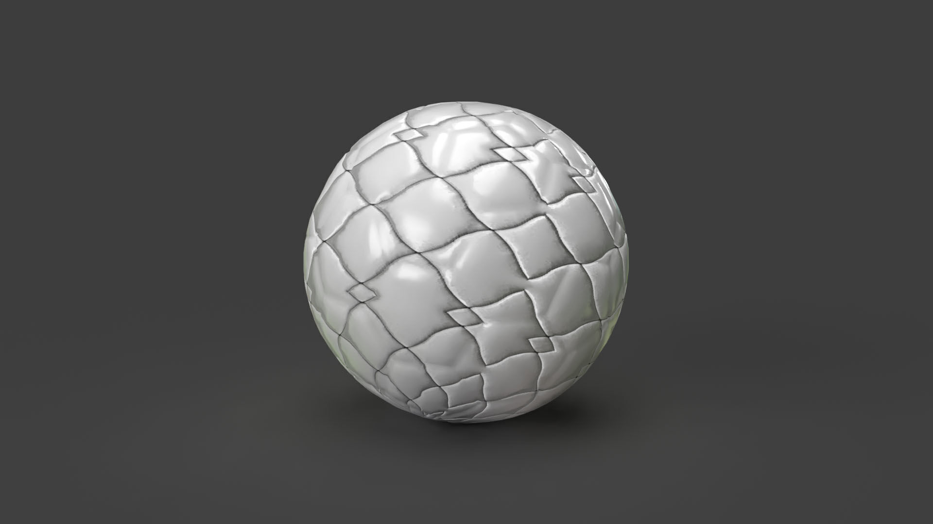 Football Low-poly 3D model_6