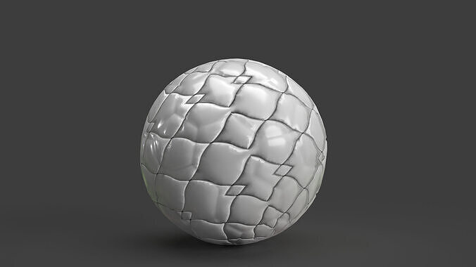 Football Low-poly 3D model