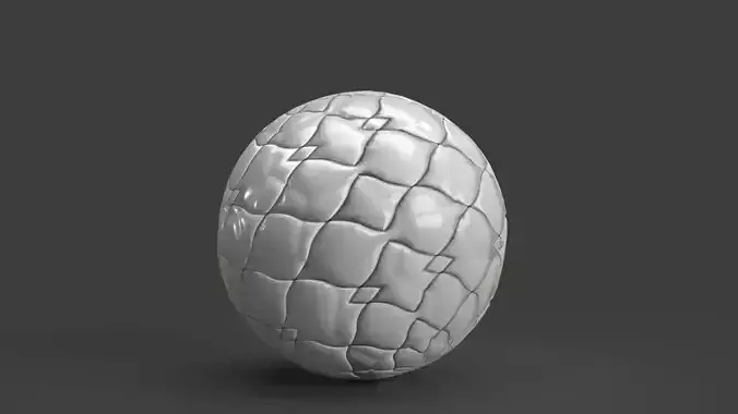 Football Low-poly 3D model