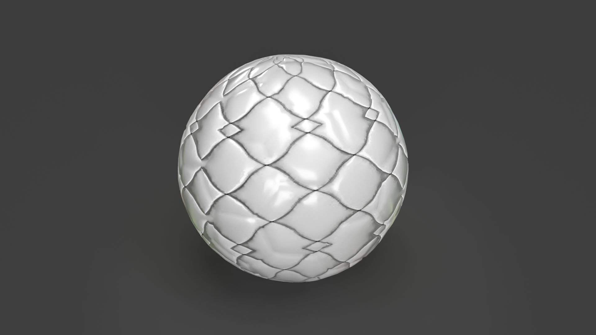 Football Low-poly 3D model_4