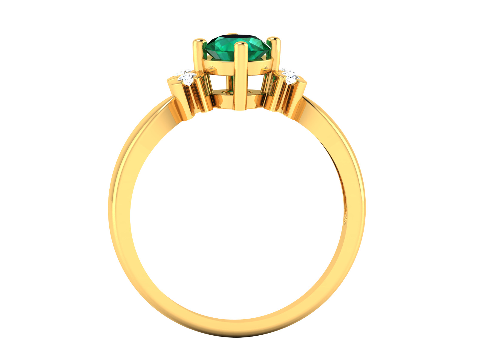 Women Ring Render 3dm STL OBJ FBX Details 3D print model_9