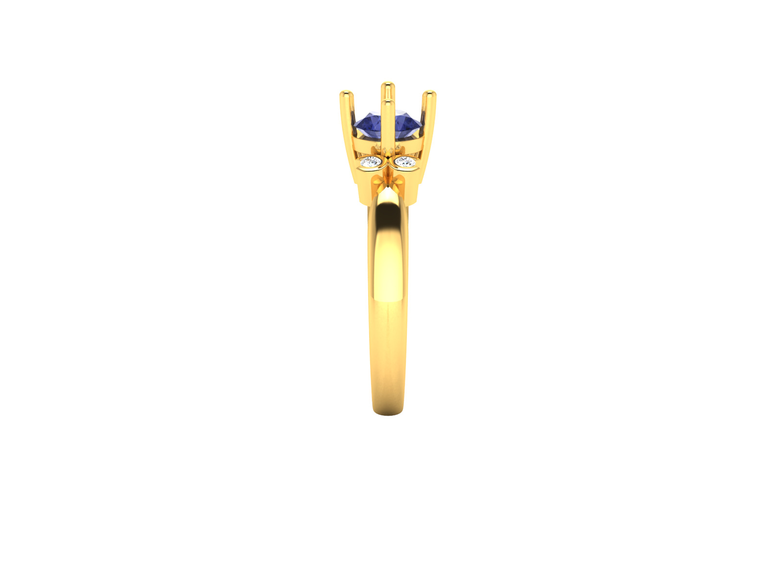 Women Ring Render 3dm STL OBJ FBX Details 3D print model_5
