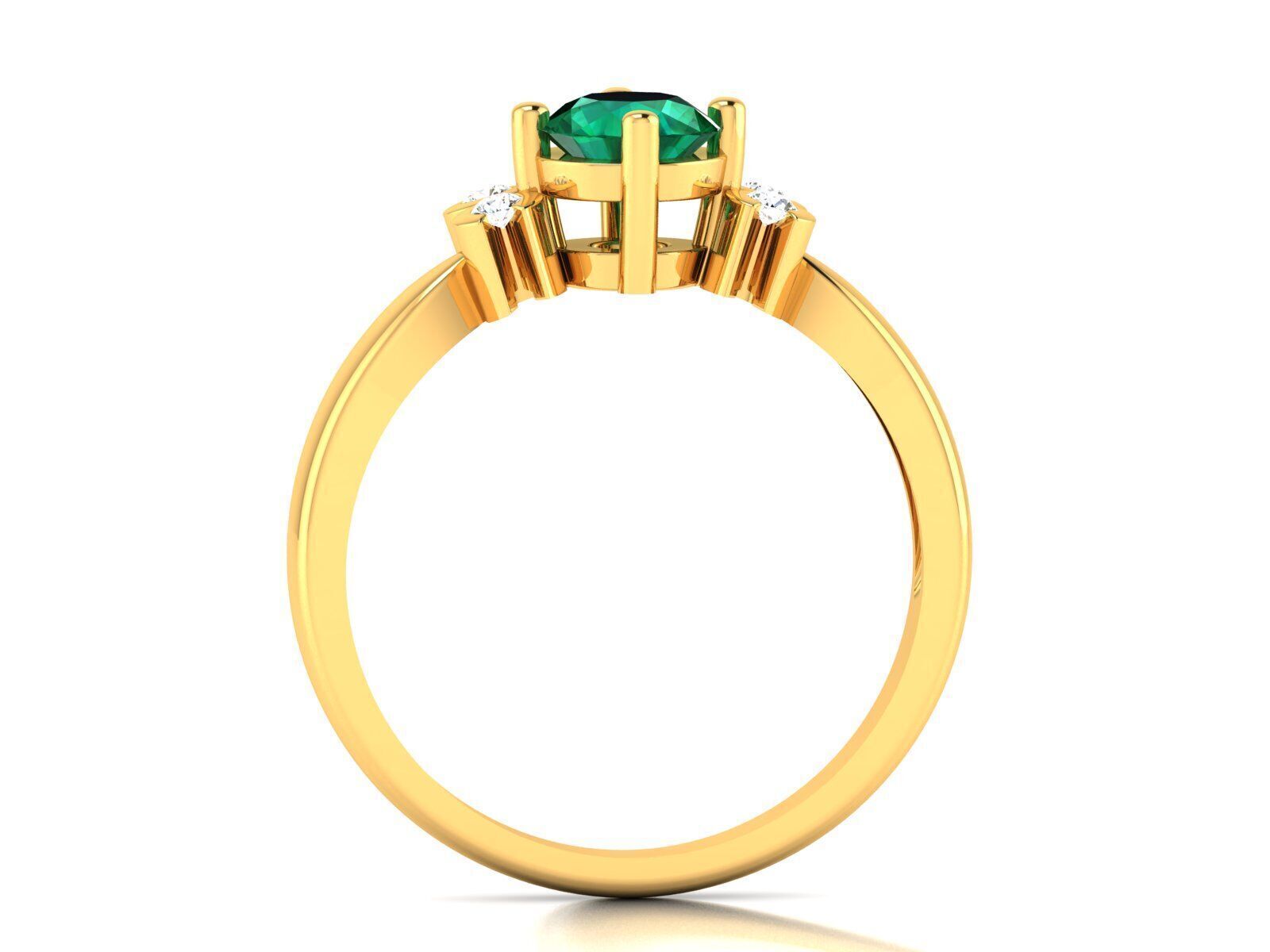 Women Ring Render 3dm STL OBJ FBX Details 3D print model_8