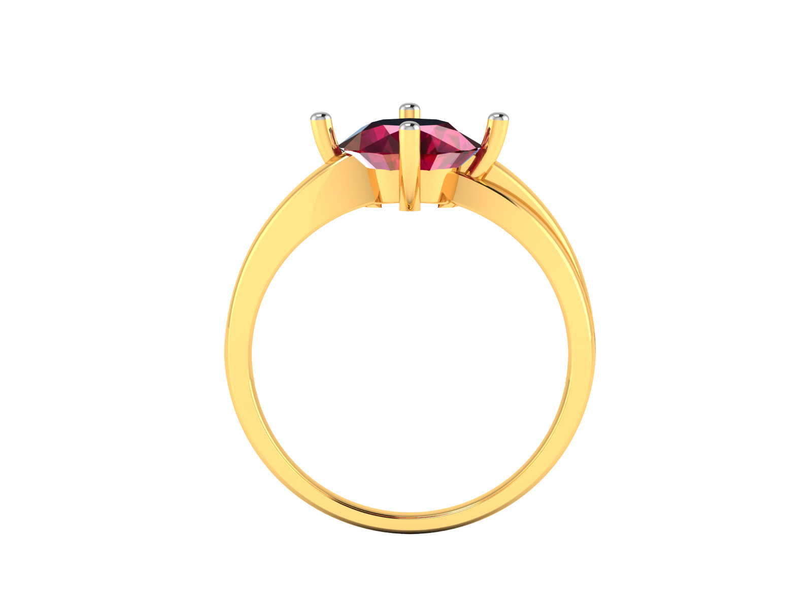 Women Ring Render 3dm STL OBJ FBX Details 3D print model_7
