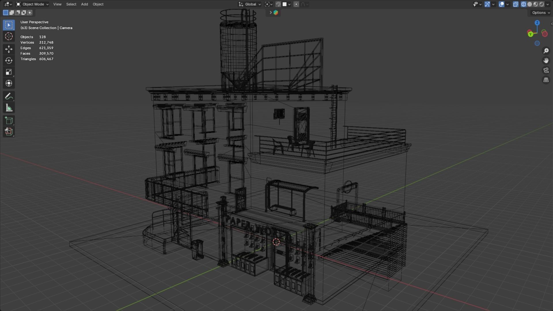 Urban Buildings Asset 3D model_15