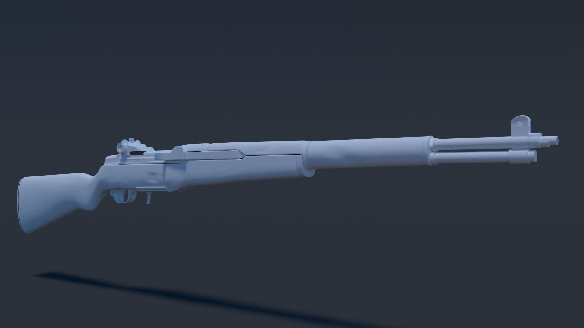 M1 Garand High Poly 3D model_4