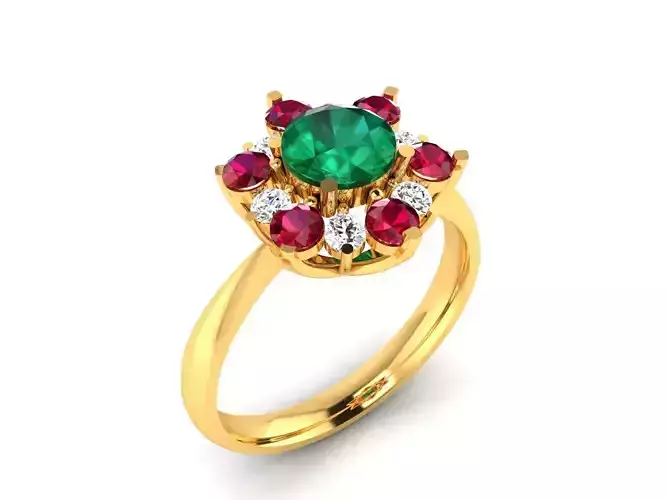 Women Ring  Render 3dm STL OBJ FBX Details