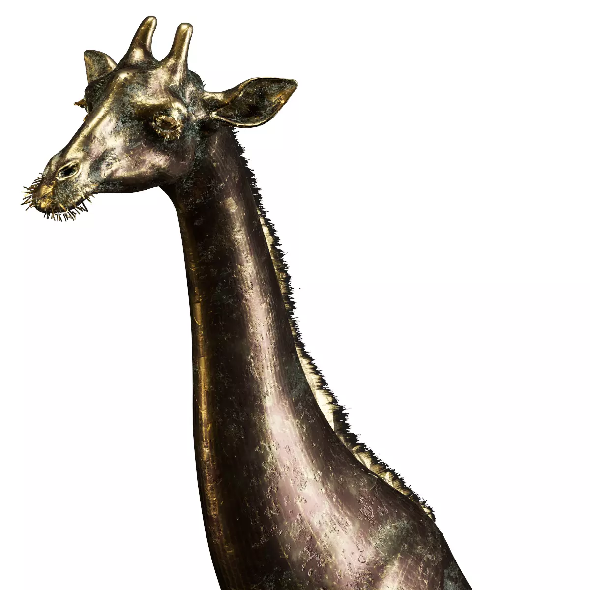 Giraffe statuette 3D model