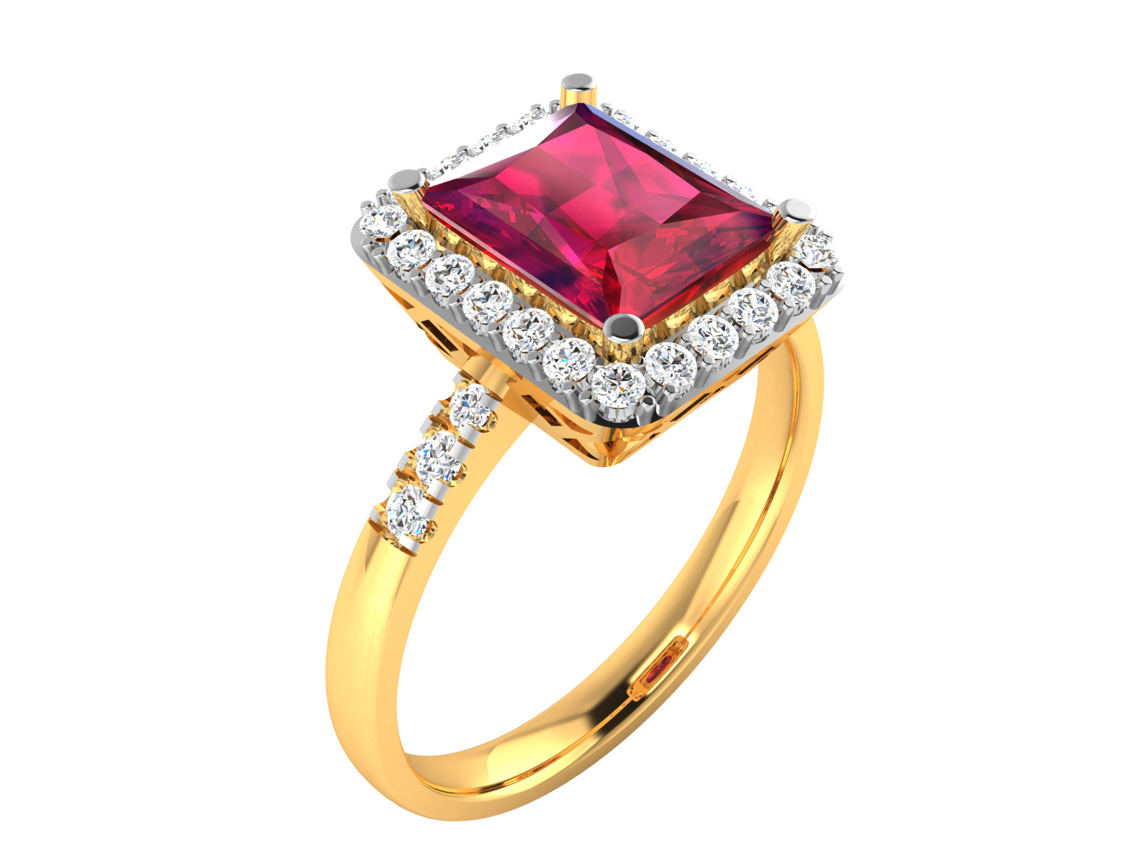 Women Ring  Render 3dm STL OBJ FBX Details 3D print model_8