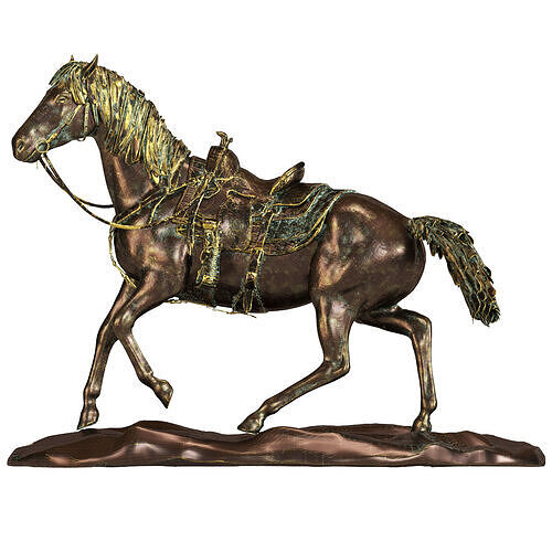 Horse statuette 3D model