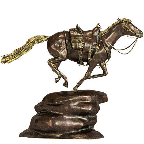 Horse statuette 002 3D model