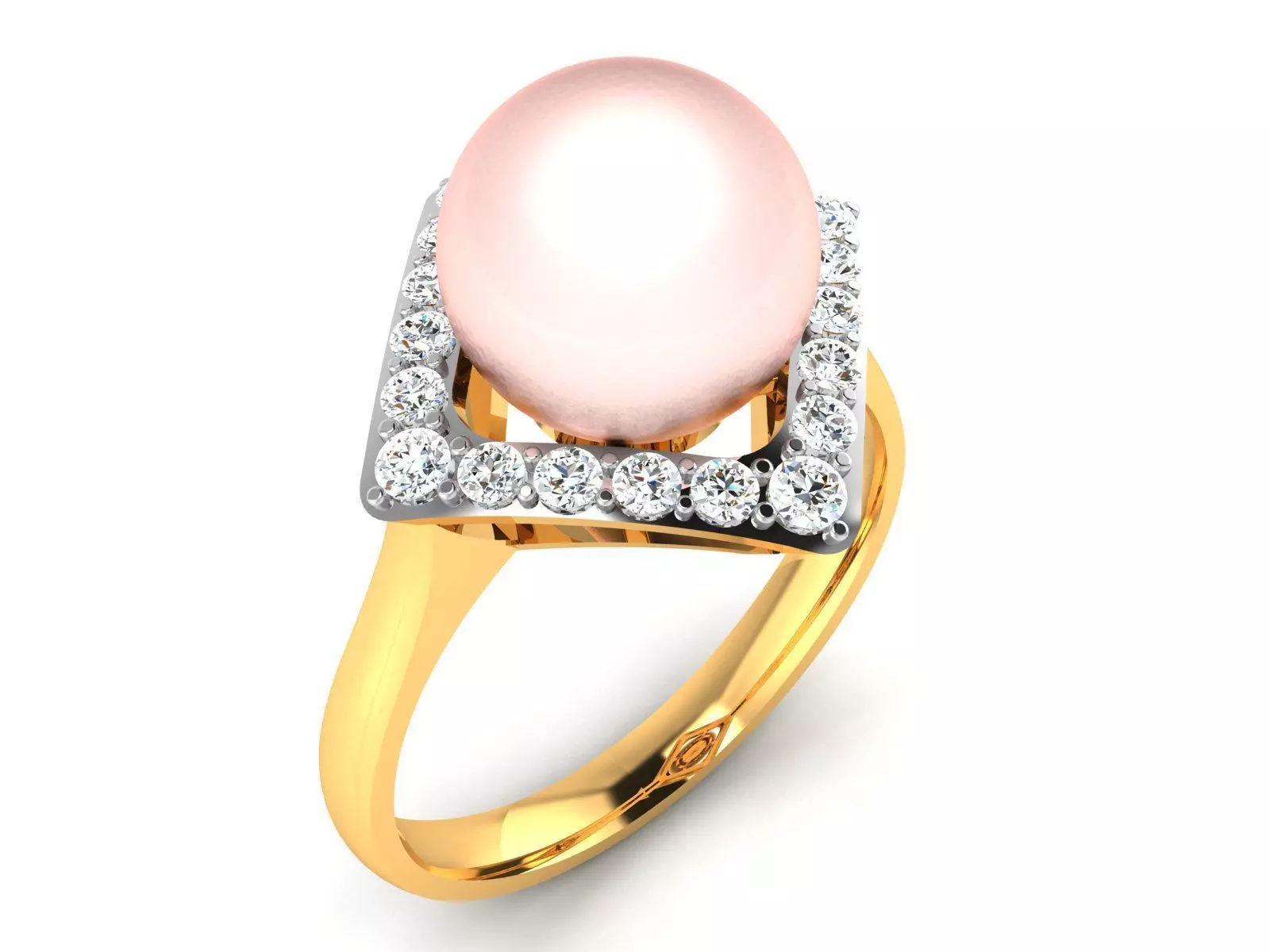 Women Ring Render 3dm STL OBJ FBX Details 3D print model