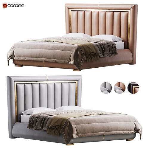 Qin Bed Design 3D model