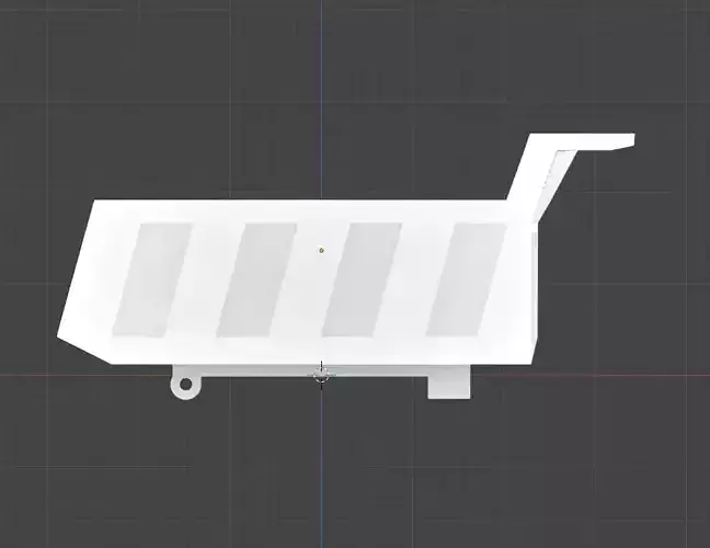 MAN Truck Dump Trailer Model for 3D Print 3D print model