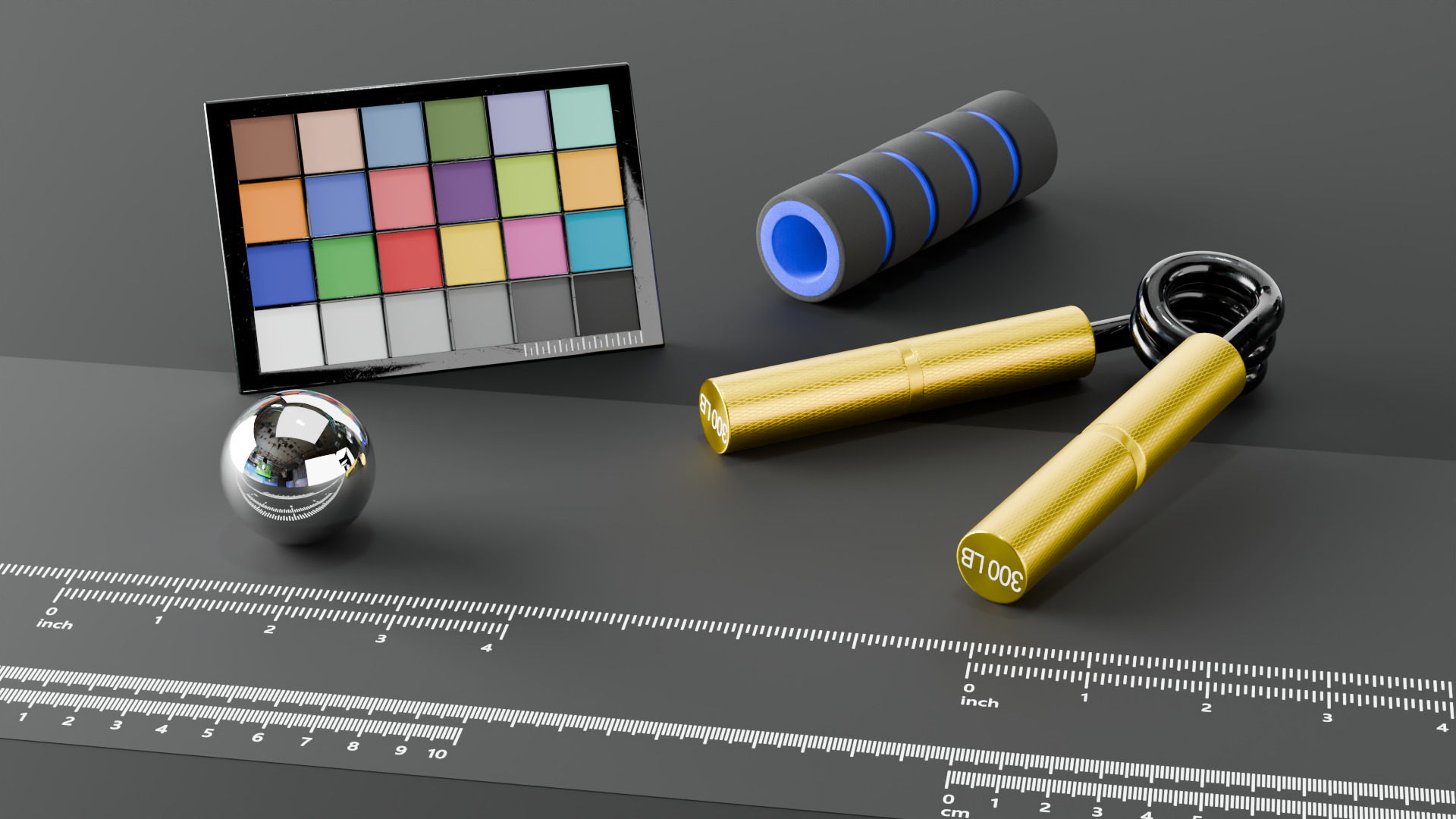 Set of Handgrips 3D model_1