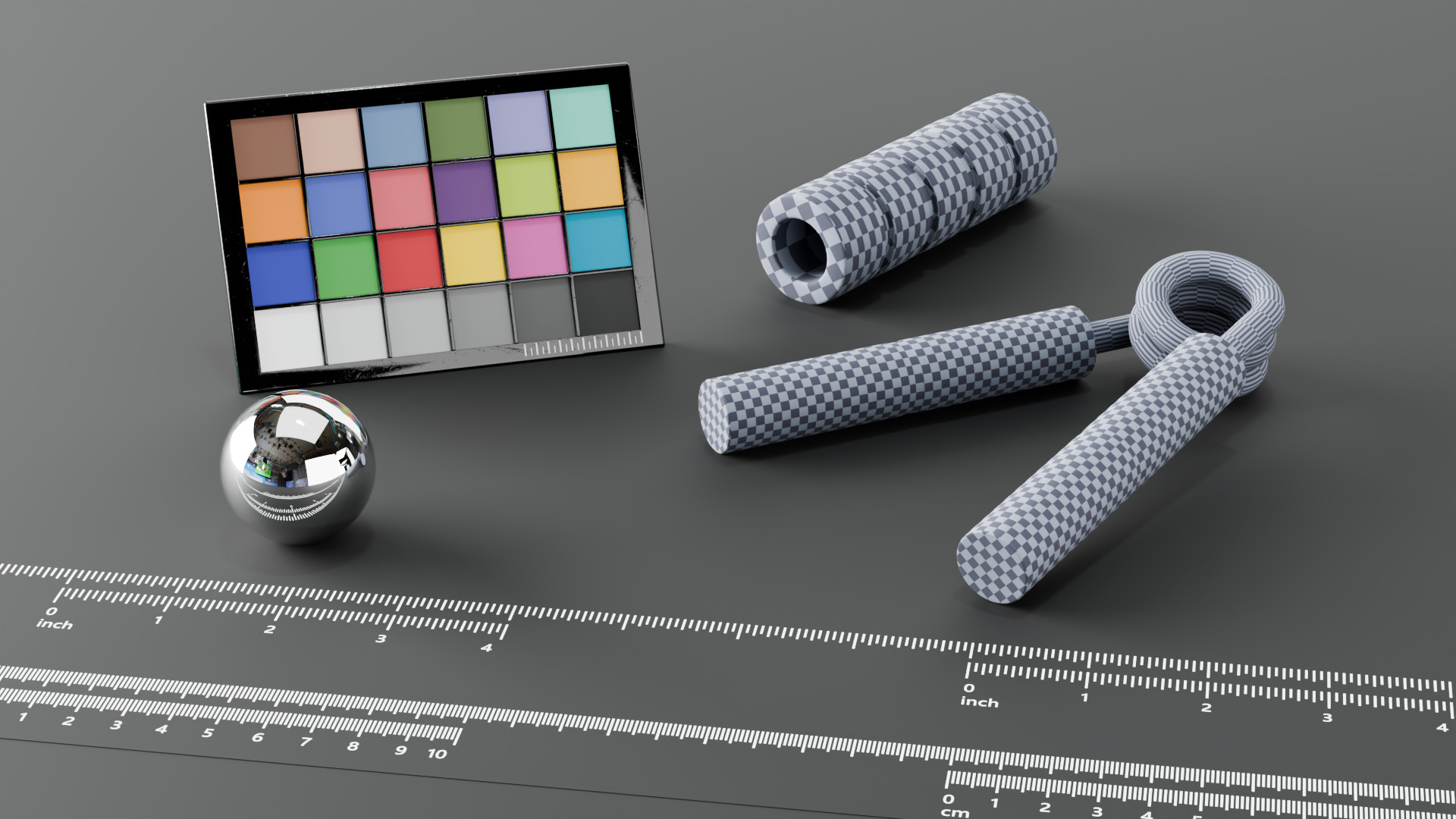 Set of Handgrips 3D model_3