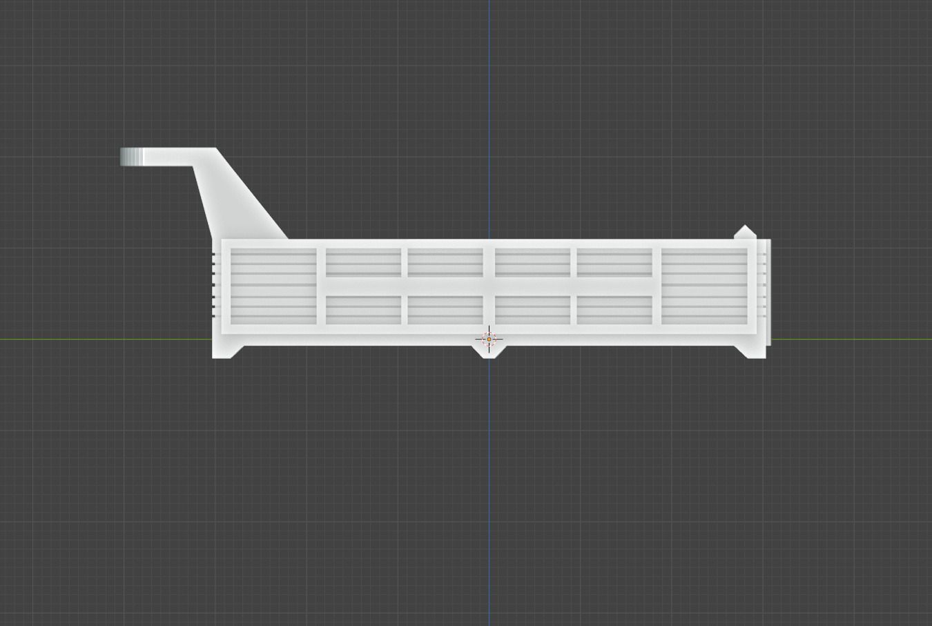 MAN Truck Static Rock Trailer Model for 3D Print 3D print model_1