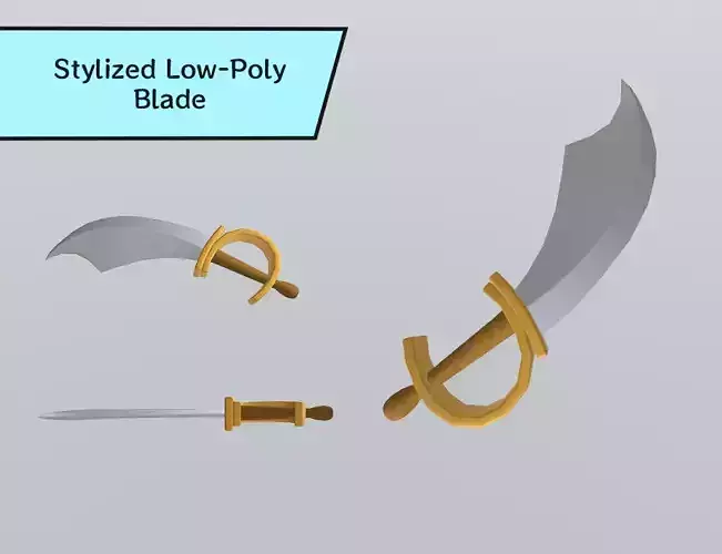 Stylized Low-Poly Blade