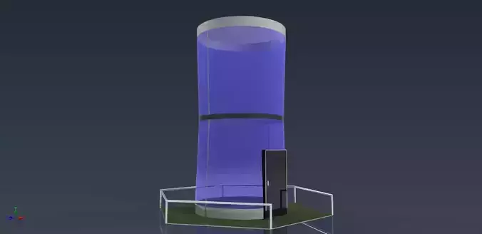 Simulator vertical wind tunnel