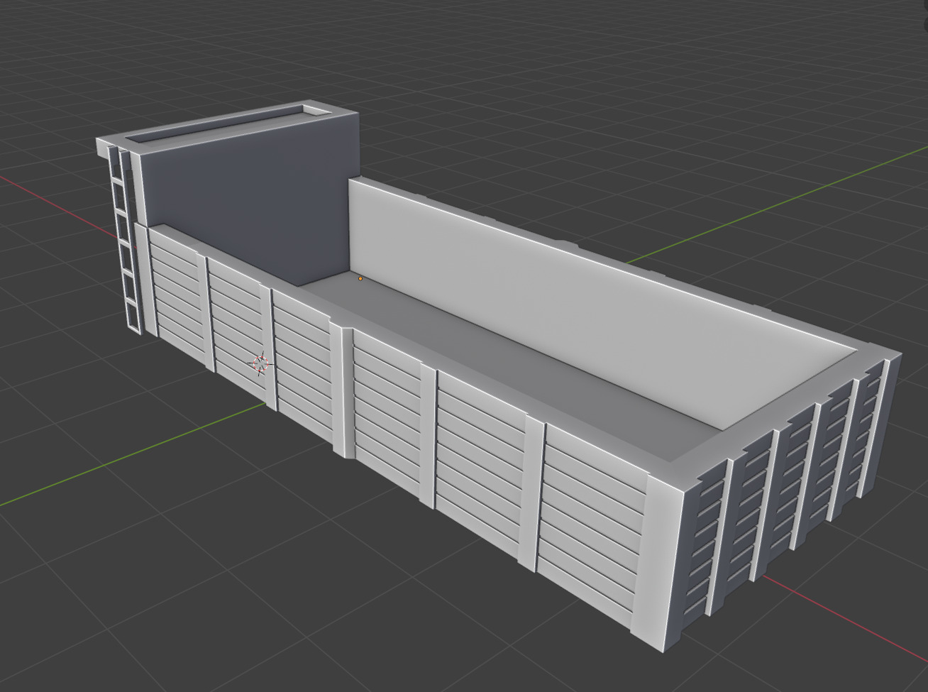 MAN Nosed Truck Static Rock Trailer for 3D Print 3D print model_2