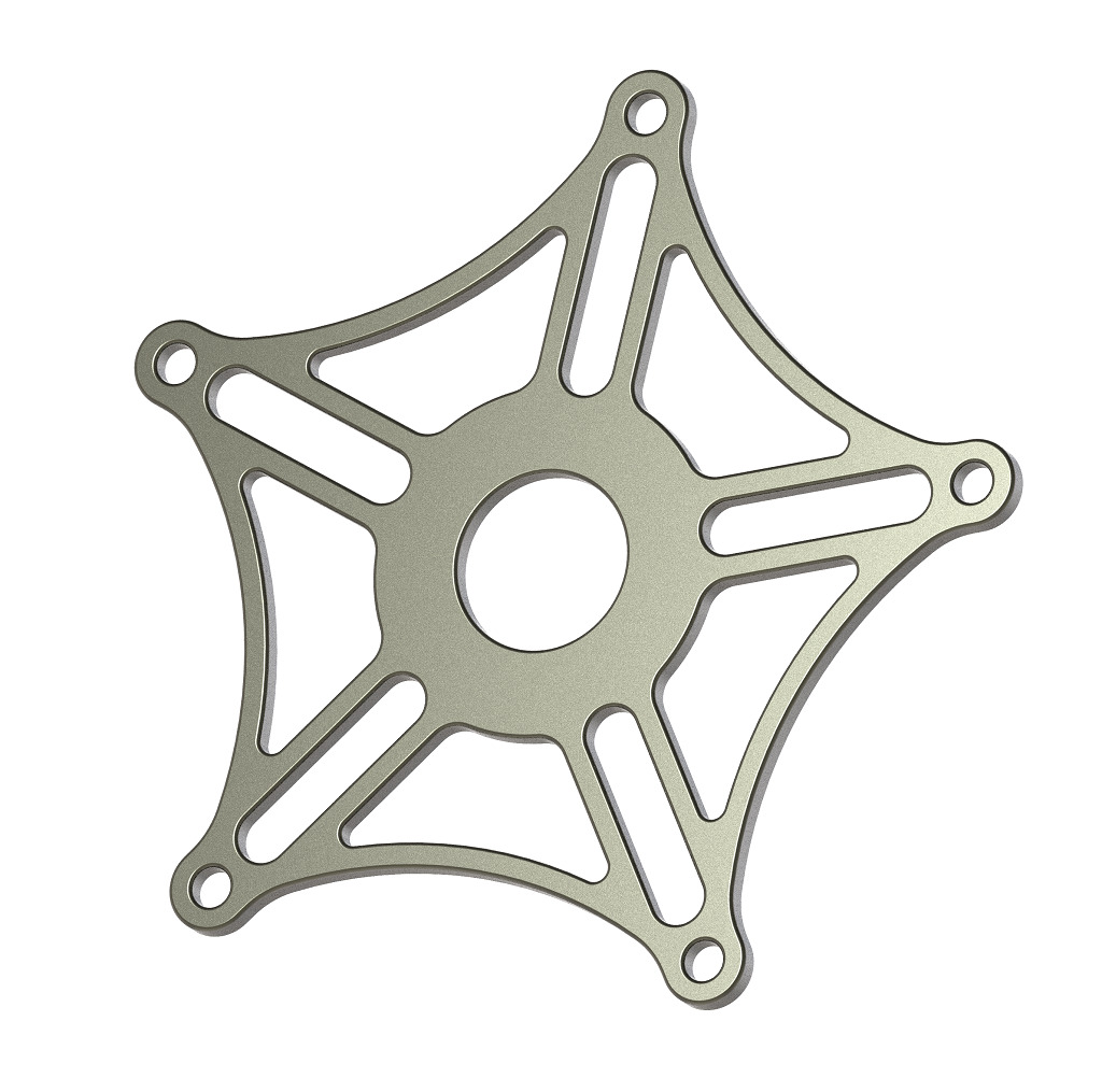 Crank Arm Metal Bracket 3D print model_1
