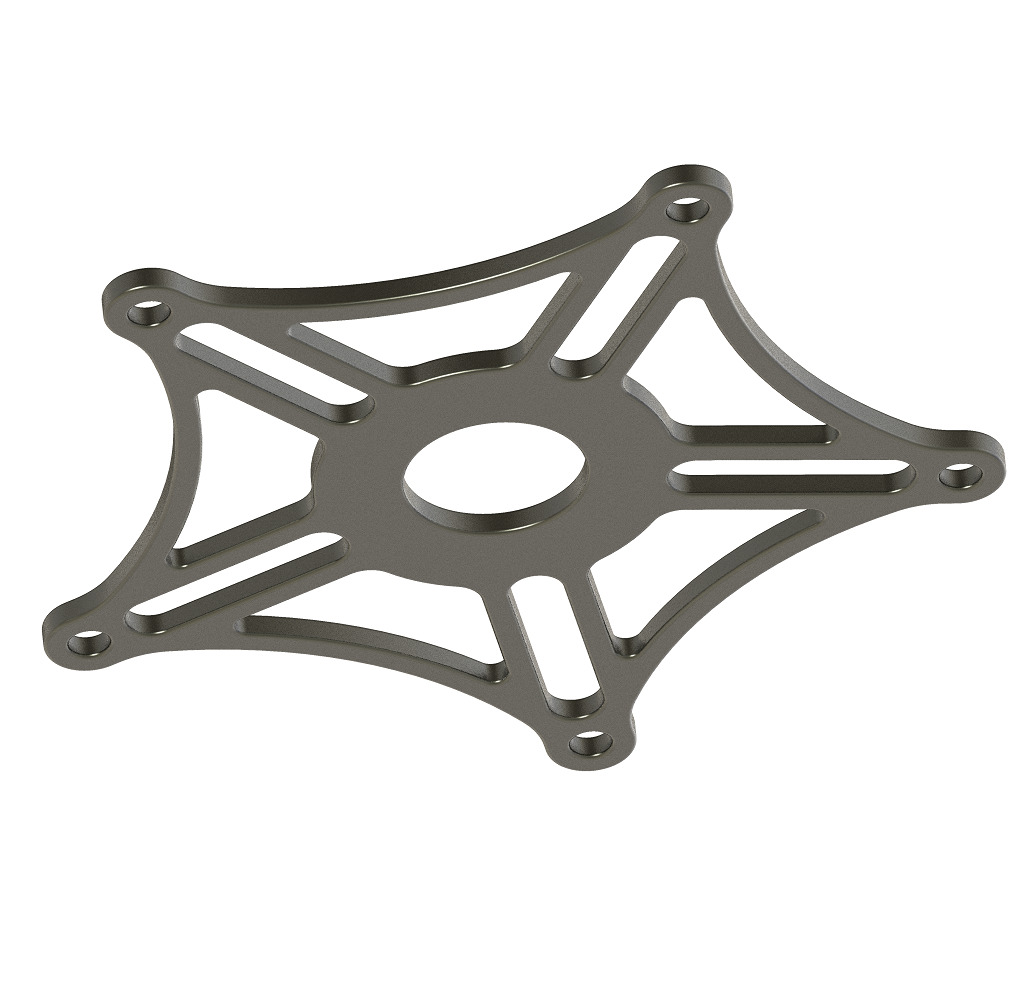 Crank Arm Metal Bracket 3D print model_2