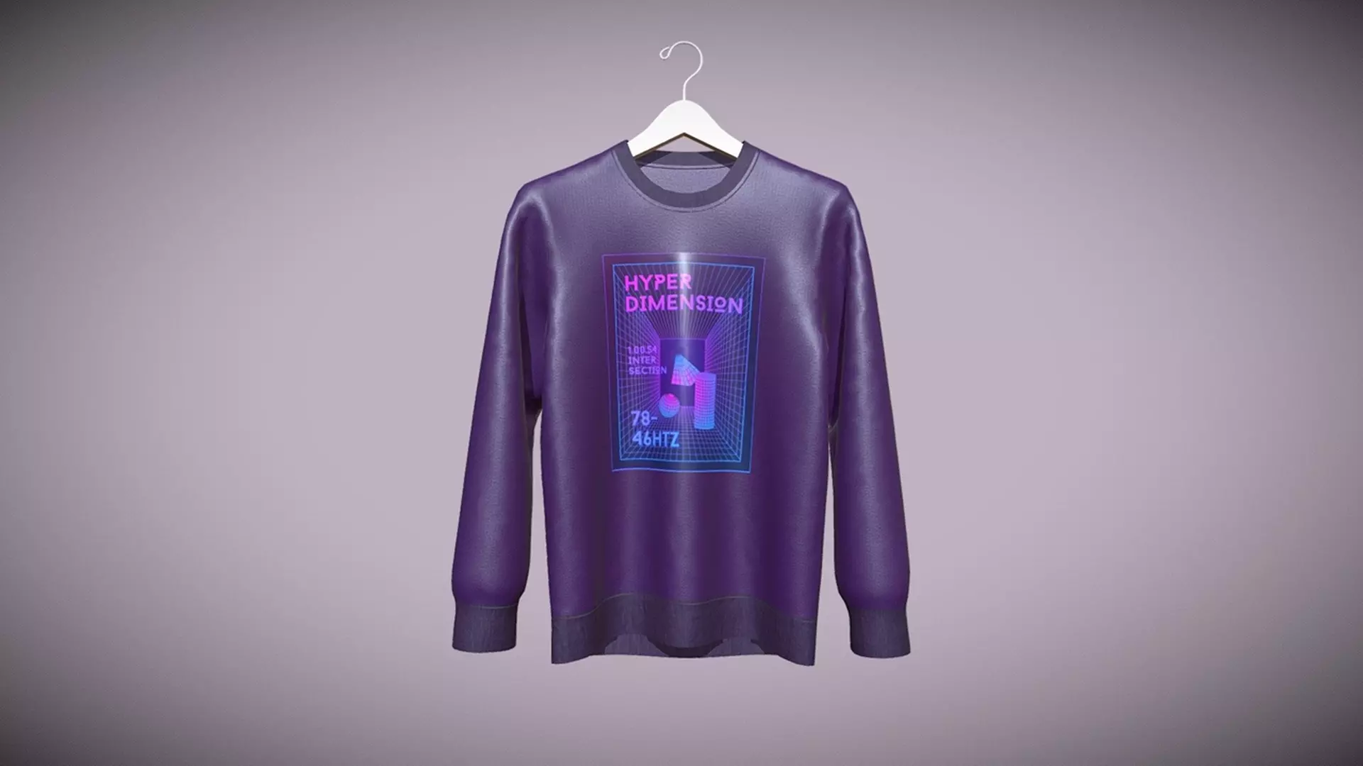 Sweatshirt-HYPER DIMENSION In Low Poly Low-poly 3D model