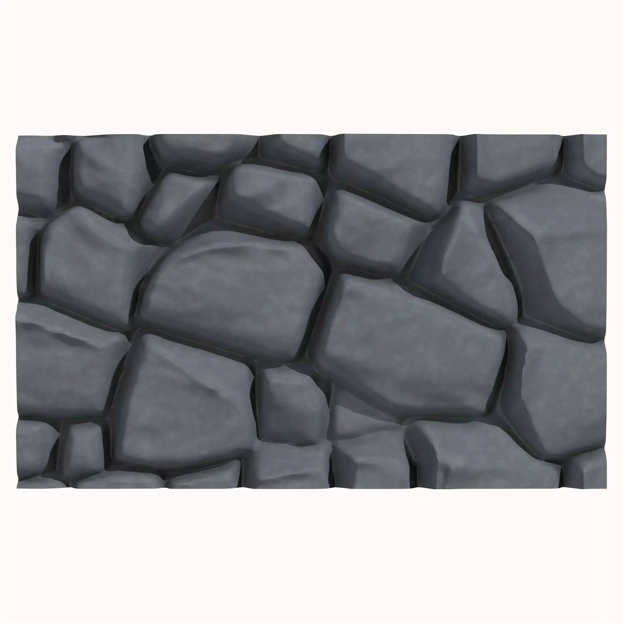 Stone wall 142 3D model_0