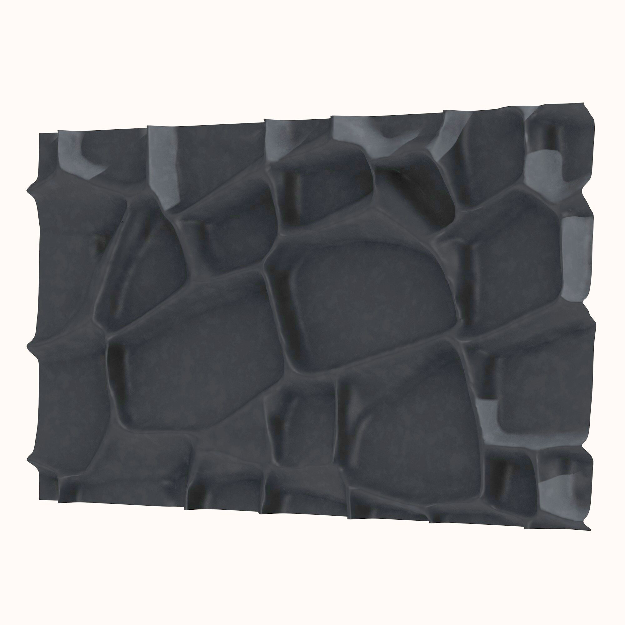 Stone wall 142 3D model_3