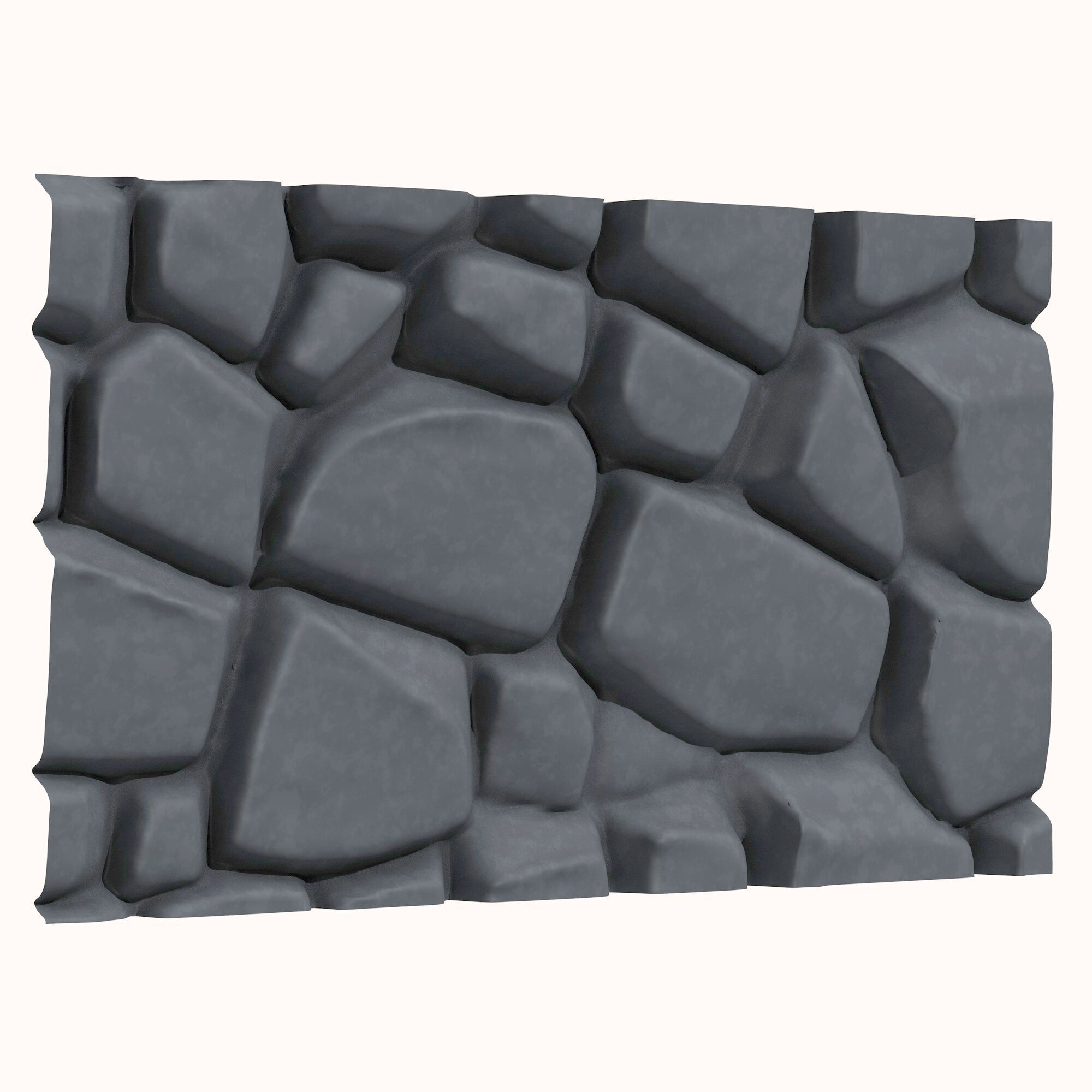 Stone wall 142 3D model_1