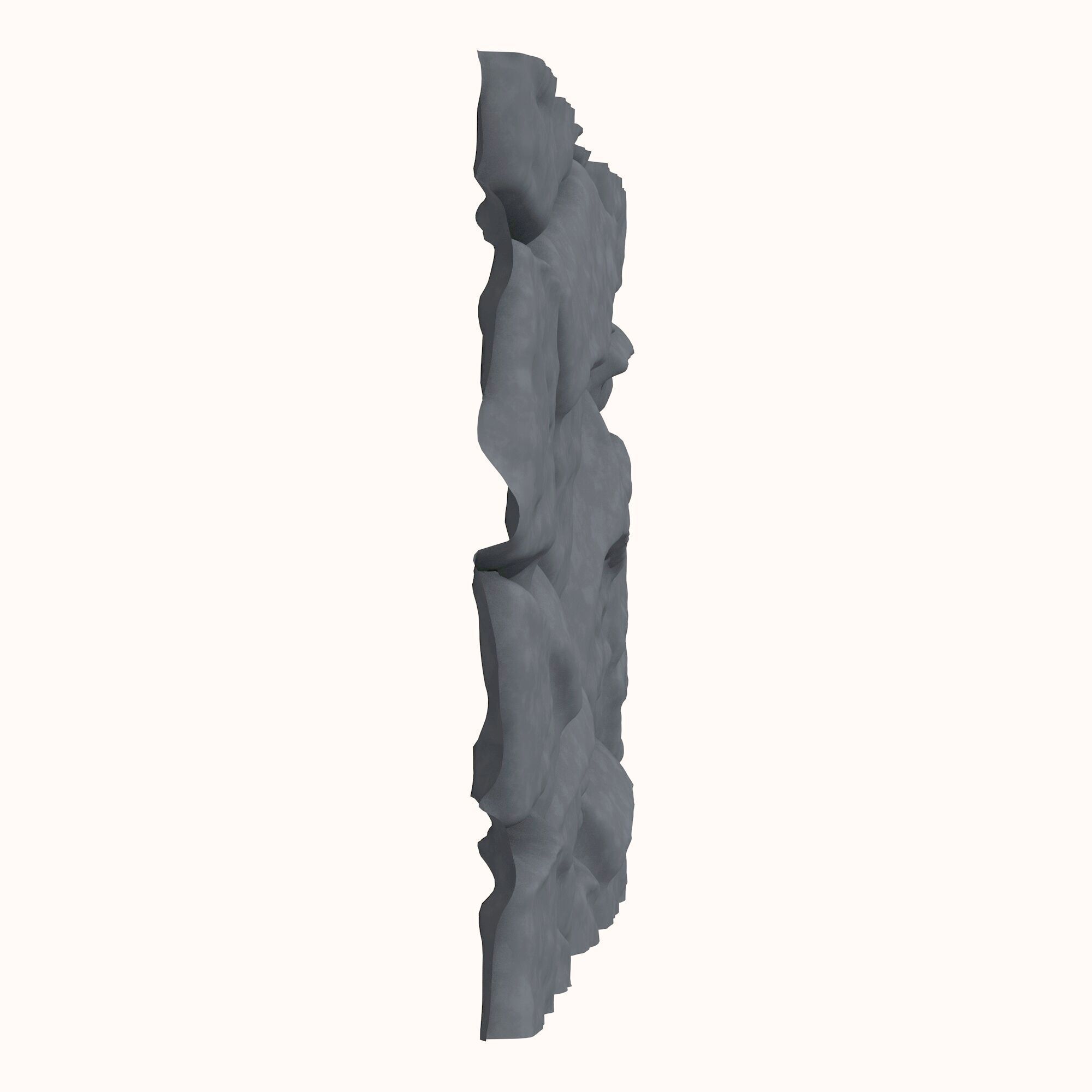 Stone wall 140 3D model_3