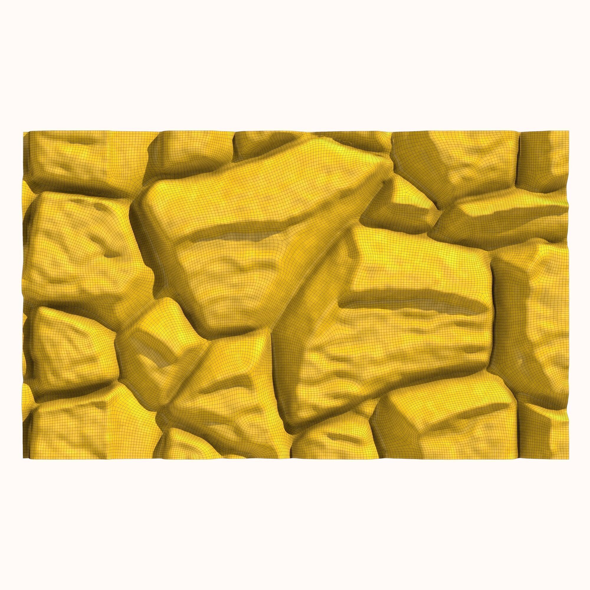 Stone wall 140 3D model_6