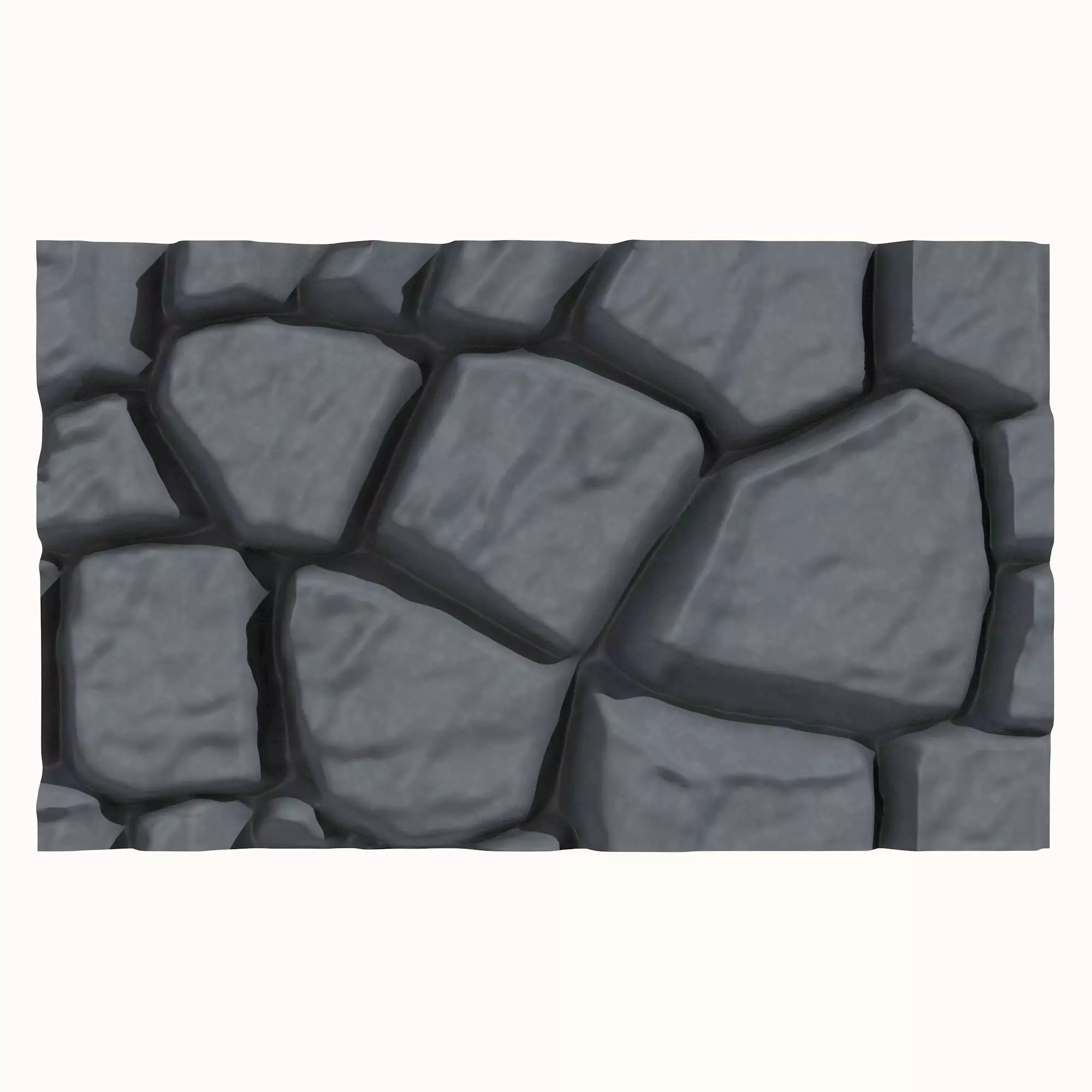 Stone wall 139 3D model_0