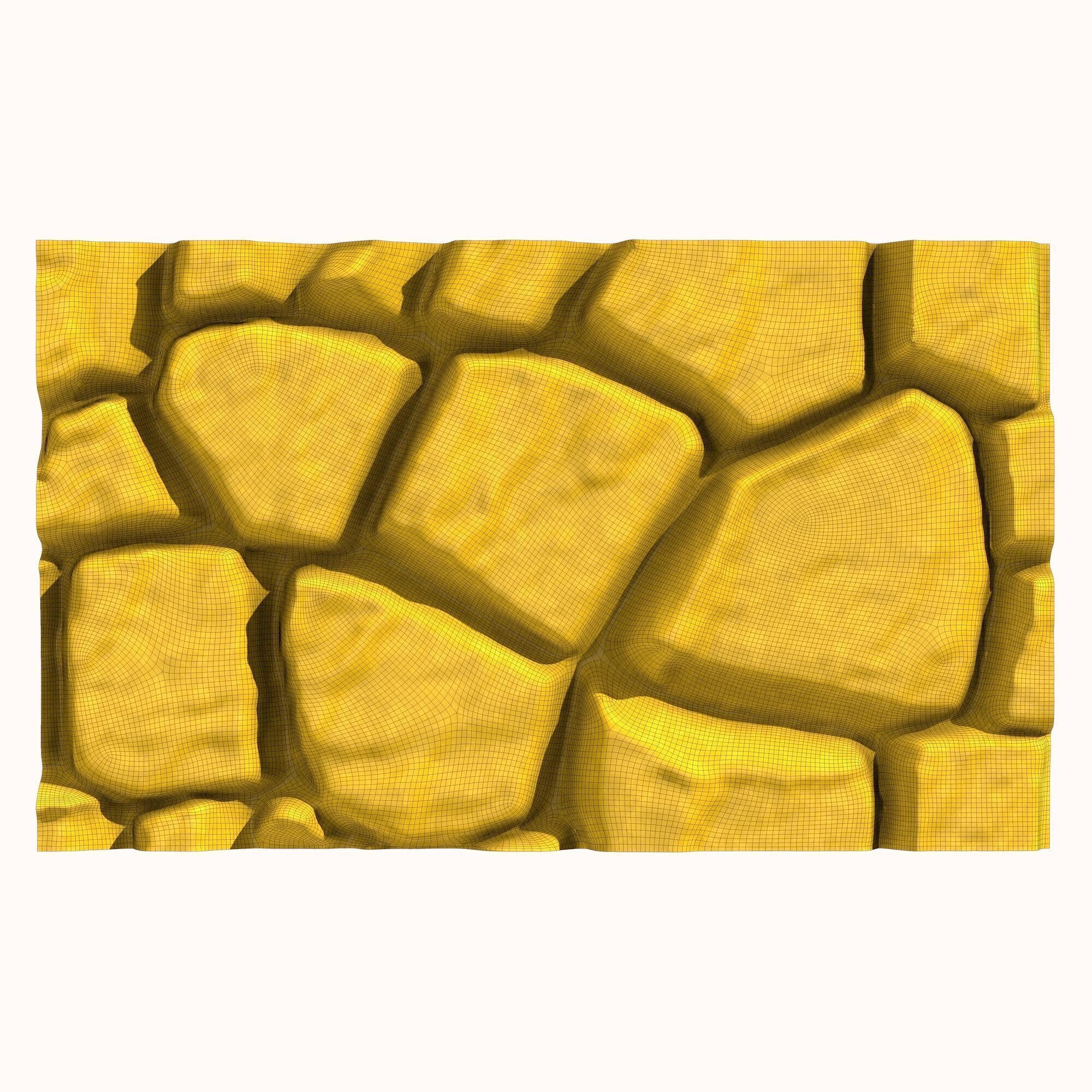 Stone wall 139 3D model_5