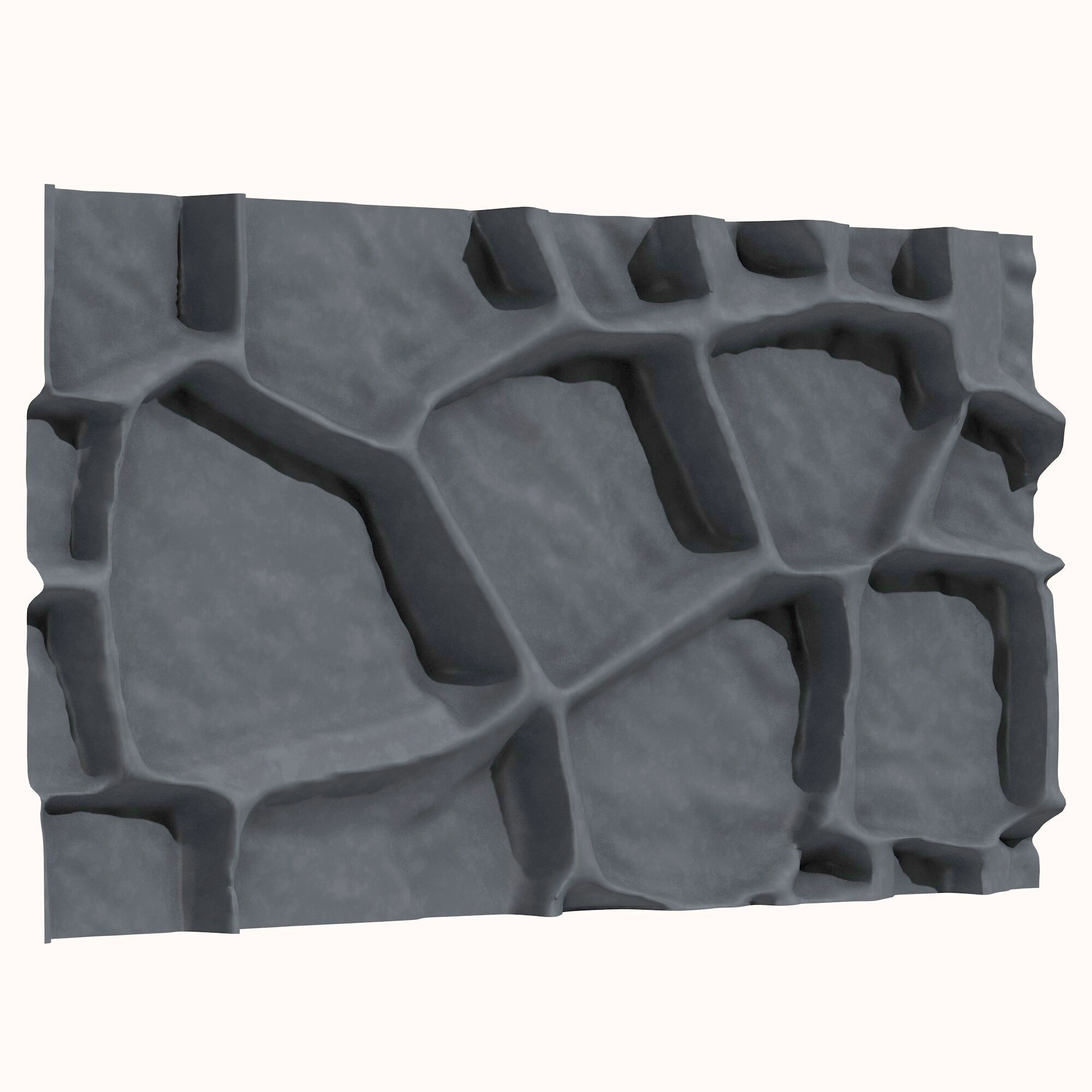 Stone wall 139 3D model_4