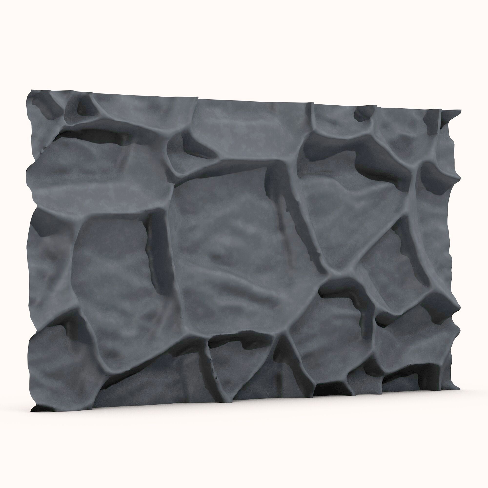 Stone wall 133 3D model_4