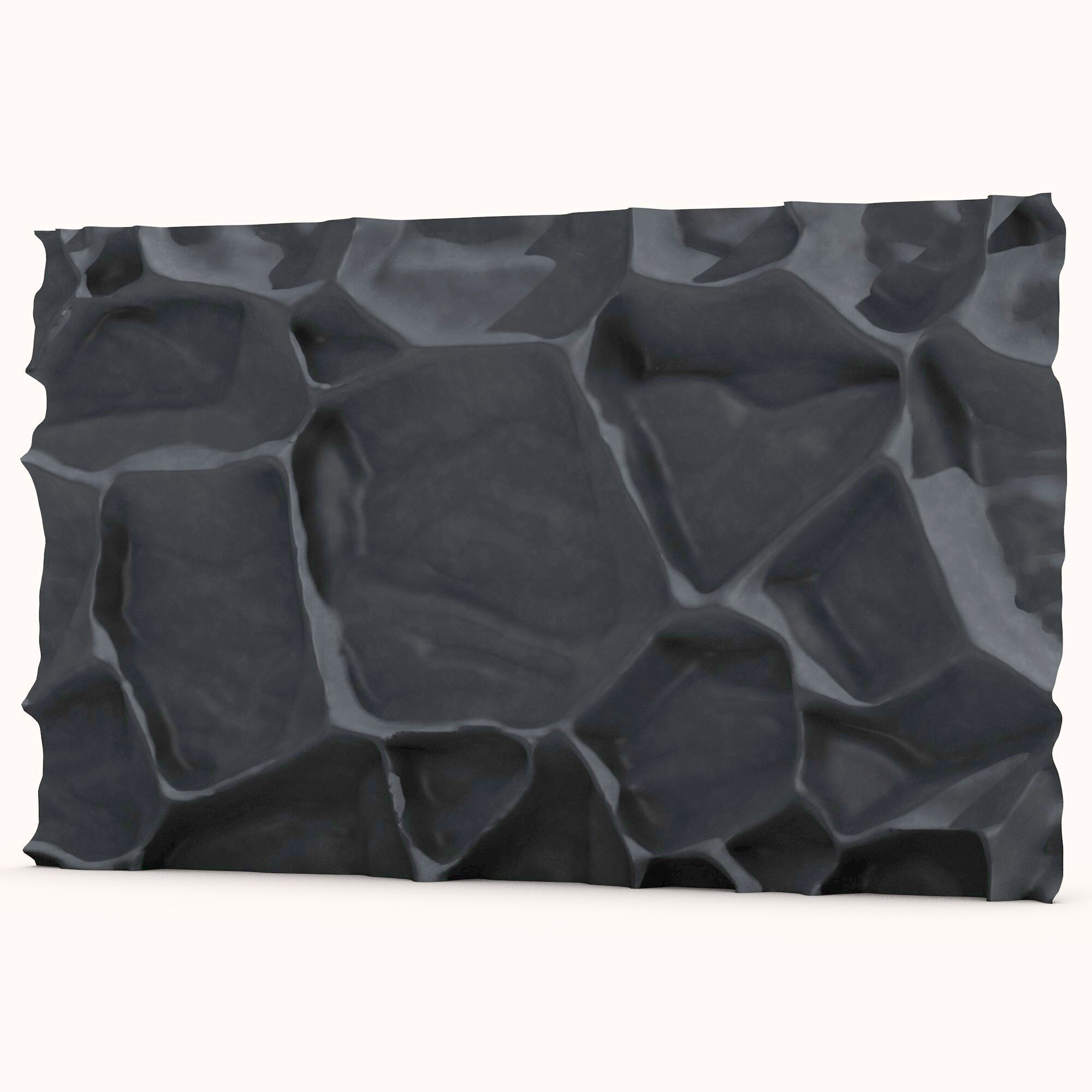 Stone wall 133 3D model_3