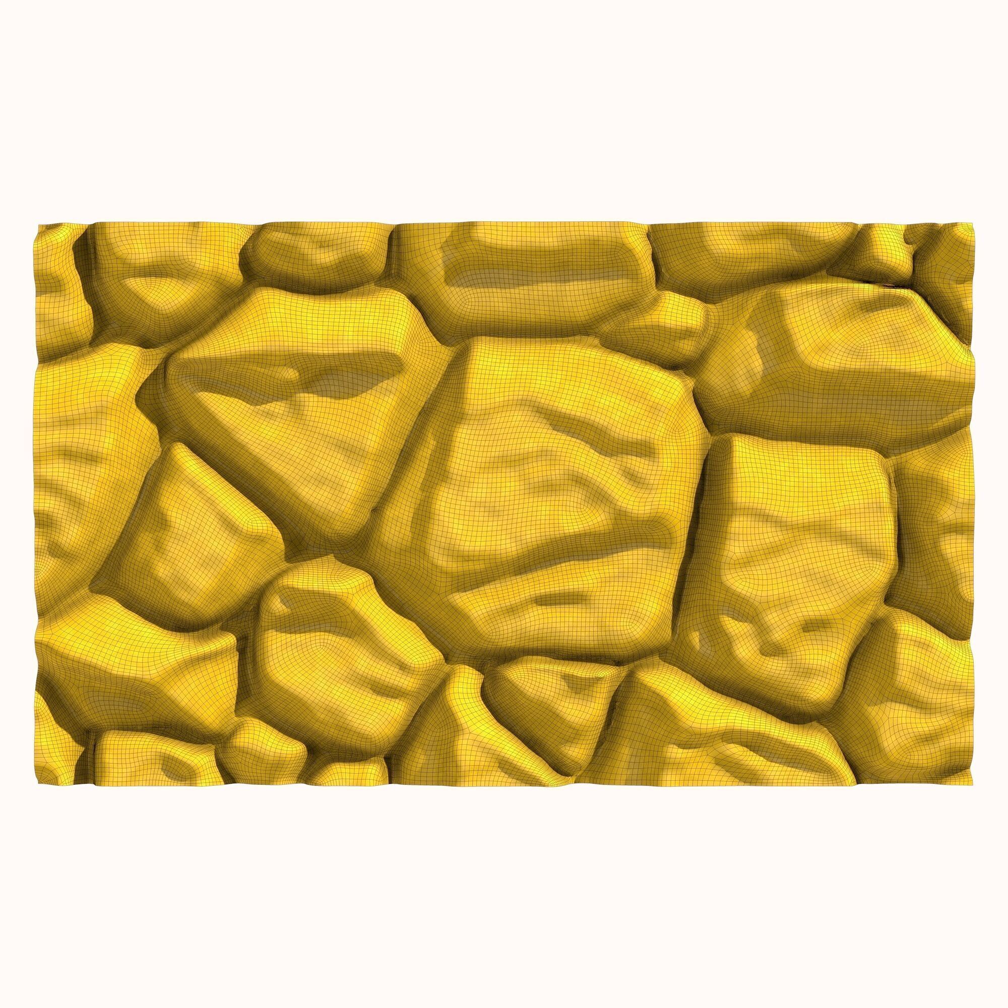 Stone wall 133 3D model_5